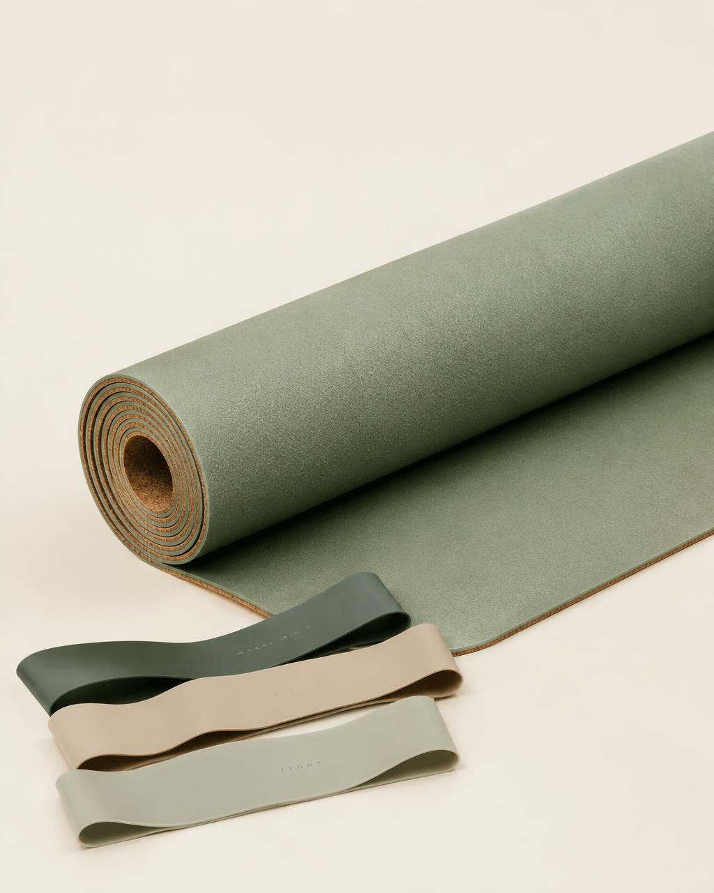 Cork & Rubber Yoga Mat